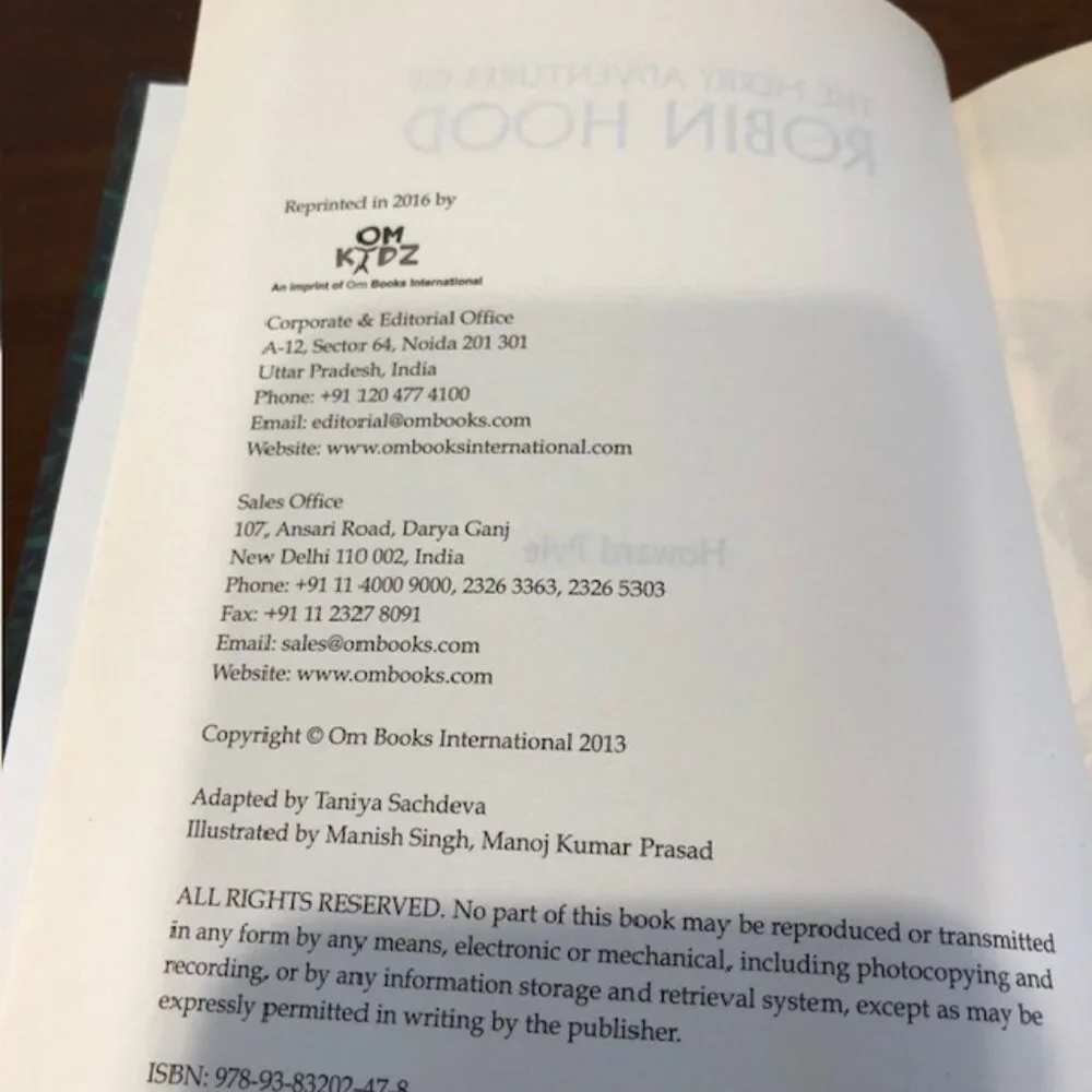 The Merry Adventures Of Robin Hood Hardcover Book - Picture 7 of 12